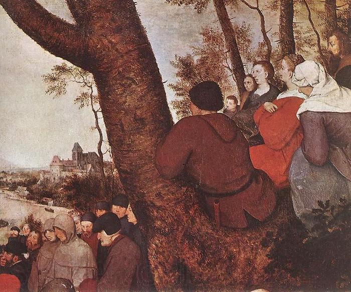 Pieter Bruegel the Elder The Sermon of St John the Baptist Norge oil painting art